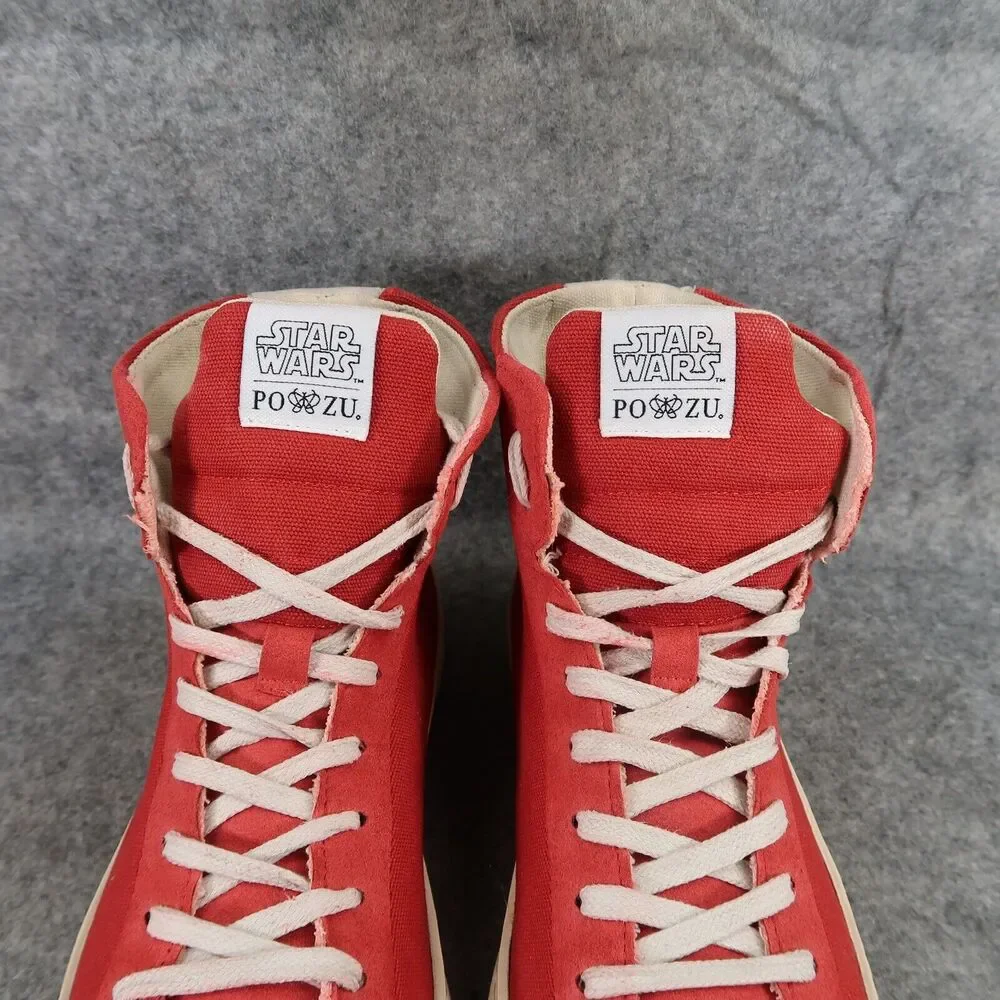 Star Wars Shoes Womens 9 Po Zu Sneakers Resistance Red Boot High Top Trainers